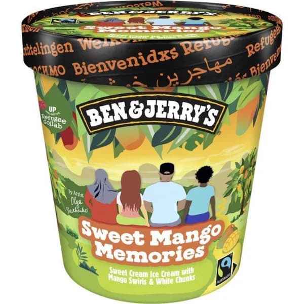 Helado Sweet Mango Memories BEN&JERRY'S, tarrina 465 ml - 0.47 l - Imagen del producto en Findit