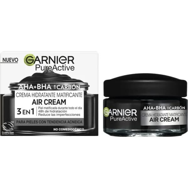 Crema hidratante GARNIER PURE ACTIVE, tarro 50 ml - 0.05 l - Imagen del producto en Findit