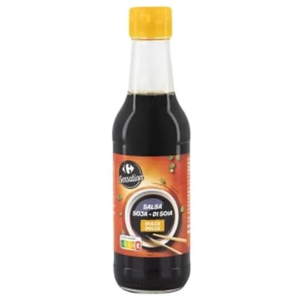 Salsa de soja dulce Sensation Carrefour botella 250 ml. - 0.25 kg - Imagen del producto en Findit