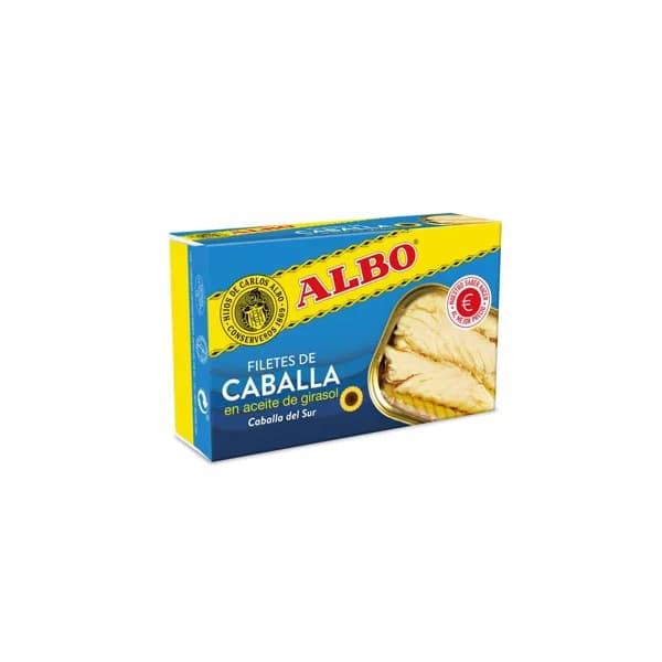 Caballa aceite de girasol 120 G. - 0.1 kg - Imagen del producto en Findit
