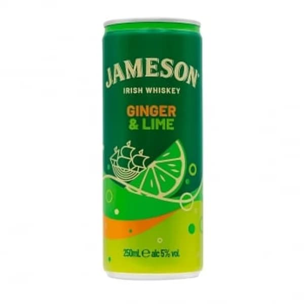 Whisky Jameson ginger & lime lata 25 cl. - 0.25 l - Imagen del producto en Findit