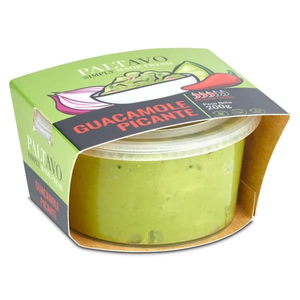 Guacamole picante Paltavo tarrina 200 g - 0.2 kg - Imagen del producto en Findit