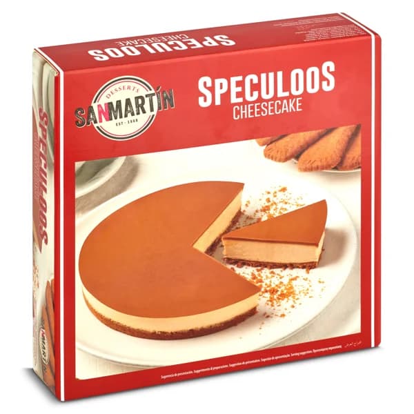 Tarta speculoos cheesecake San Martín caja 350 g - 0.35 ud - Imagen del producto en Findit