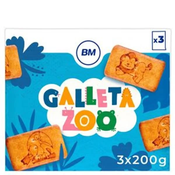 Galleta zoo 600 g - 0.6 kg - Imagen del producto en Findit
