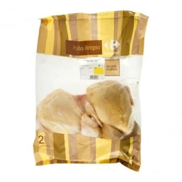 Pollo entero limpio Carrefour 3,2 kg aprox - 3.2 kg - Imagen del producto en Findit
