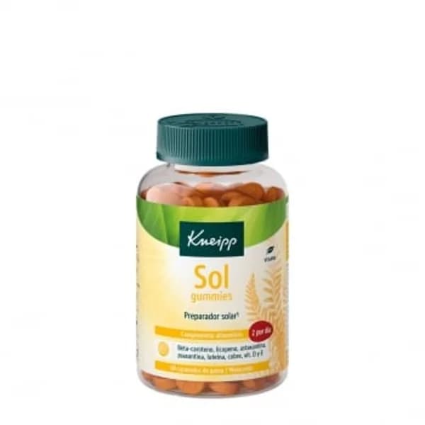 Kneipp gummies preparador solar sin gluten y sin lactosa 60 ud. - 0.08 kg - Imagen del producto en Findit