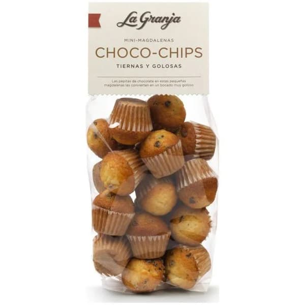 Mini magdalena pepitas LA GRANJA, bolsa 200 g - 0.2 kg - Imagen del producto en Findit