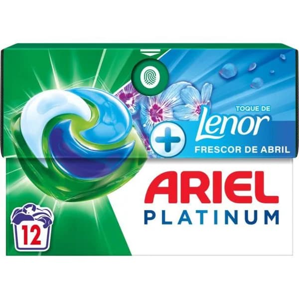 Detergente en cápsulas ARIEL FRESCOR ABRIL, caja 12 dosis - 12 ud - Imagen del producto en Findit