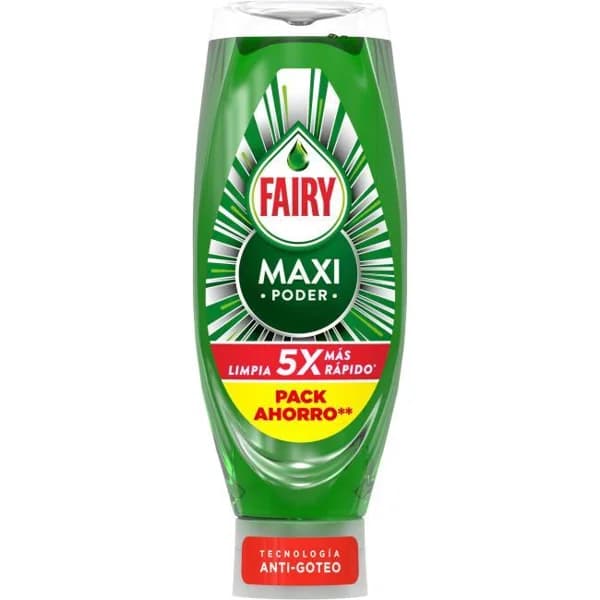 Lavavajillas a mano FAIRY MAXIPODER, botella 730 ml - 0.73 l - Imagen del producto en Findit