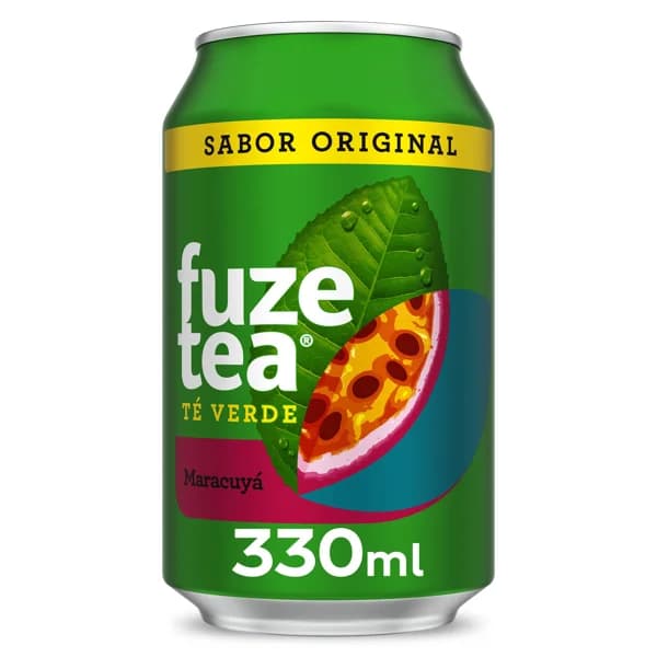 Refresco de té verde maracuyá Fuze tea lata 33 cl - 0.33 l - Imagen del producto en Findit