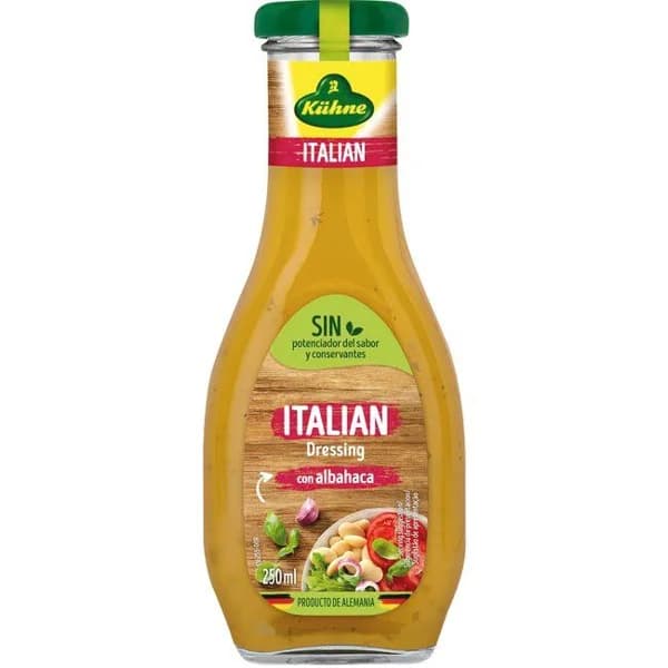 Salsa italiana Saladfix KUHNE, tarro 250 g - 0.25 kg - Imagen del producto en Findit