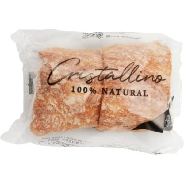 Pan cristalino EROSKI, 4 uds, bolsa 200 g - 0.2 kg - Imagen del producto en Findit
