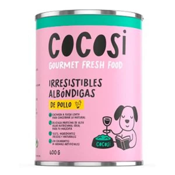 Lata Albóndigas Perros sabor Pollo - 0.4 kg - Imagen del producto en Findit