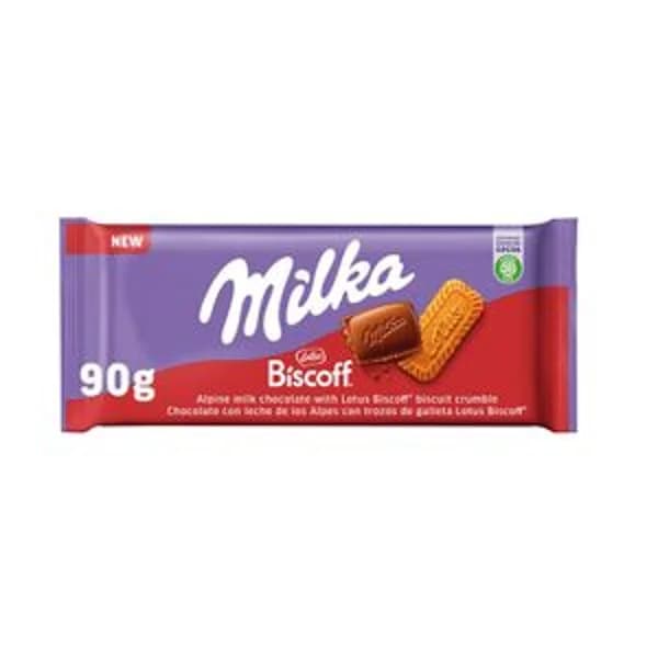 Chocolate Con Galleta Biscoff - 0.09 kg - Imagen del producto en Findit