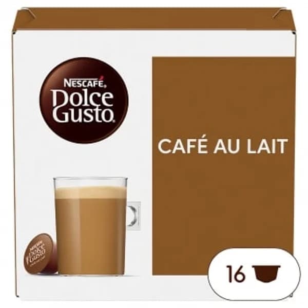 Café cápsulas con leche Nescafé Dolce Gusto 16 ud. - 15.97 ud - Imagen del producto en Findit