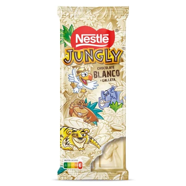 Chocolate blanco y galleta Nestlé Jungly 90 g - 0.09 kg - Imagen del producto en Findit