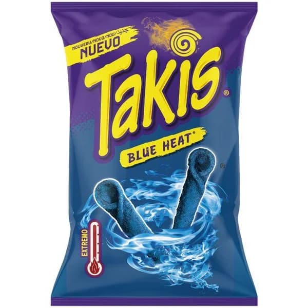 Aperitivo picante Takis Blue Heat TAKIS, bolsa 90 g - 0.09 kg - Imagen del producto en Findit