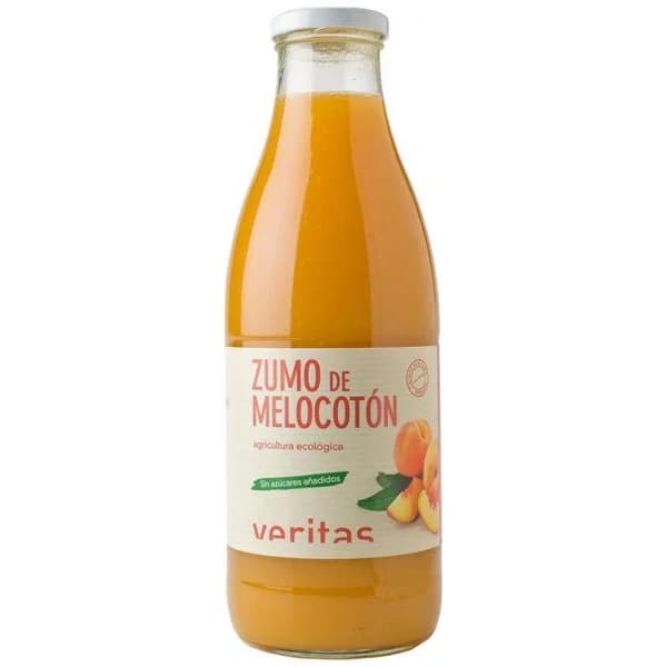 Zumo de melocotón VERITAS, botella 1 litro - 1 l - Imagen del producto en Findit