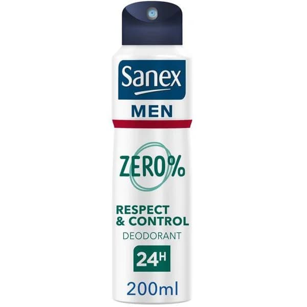 Desodorante zero % normal SANEX Men, spray 200 ml - 0.2 l - Imagen del producto en Findit