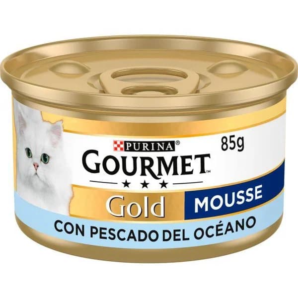 Alimento de pescado blanco GOURMET Gold, lata 85 g - 0.09 kg - Imagen del producto en Findit