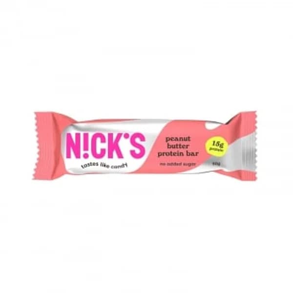 Barrita protéica de cachuete Nick's sin azúcar añadido 50 g. - 0.05 kg - Imagen del producto en Findit