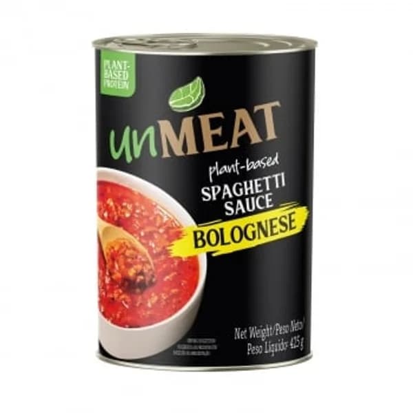 Salsa boloñesa vegana Unmeat lata 425 g. - 0.43 kg - Imagen del producto en Findit