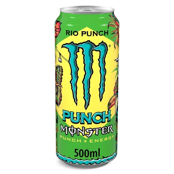 Bebida energética rio punch Monster Energy lata 500 ml - 0.5 l - Imagen del producto en Findit