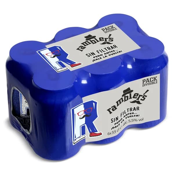 Cerveza sin filtrar Ramblers de Dia pack 6 x 33 cl - 1.98 l - Imagen del producto en Findit