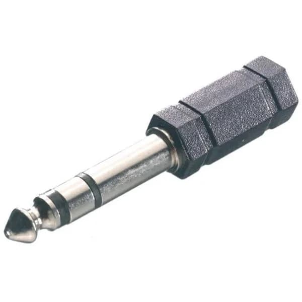 Adaptador Jack 6,35 mm Macho - Jack 3,5 mm Hembra 46066 VIVANCO - 1 ud - Imagen del producto en Findit
