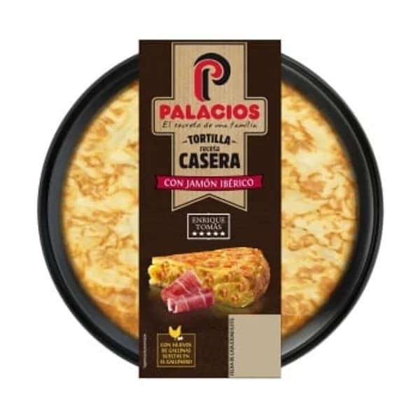 Tortilla con jamón Palacios sin gluten y sin lactosa 600 g. - 0.6 kg - Imagen del producto en Findit