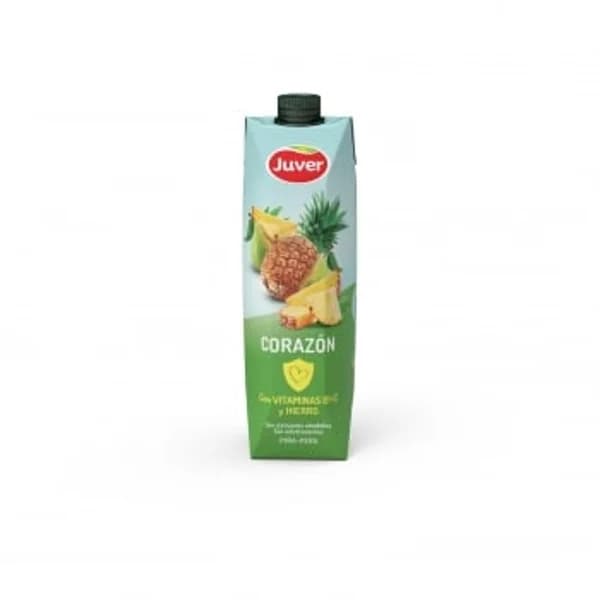 Bebida funcional Corazón piña-pera Juver sin azucar añadida 1 l. - 1 l - Imagen del producto en Findit