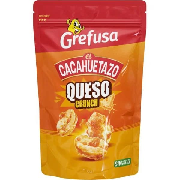 Cacahuete recubierto de queso GREFUSA, bolsa 110 g - 0.11 kg - Imagen del producto en Findit