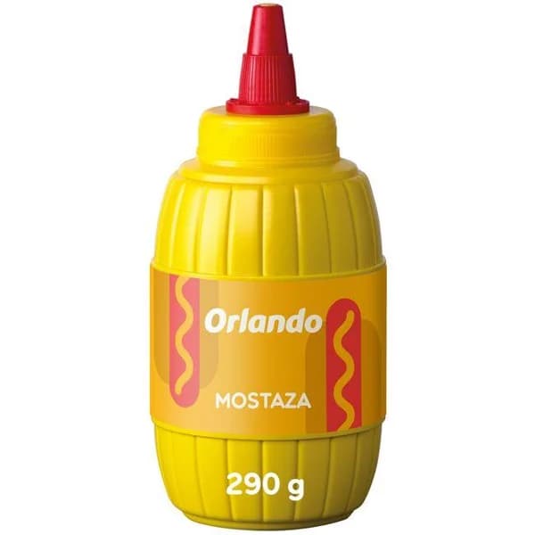 Mostaza ORLANDO, barrilito 290 g - 0.29 kg - Imagen del producto en Findit
