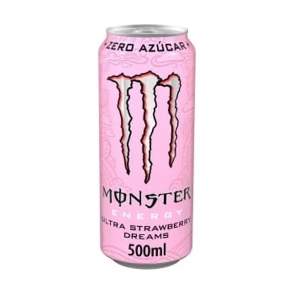 Monster Energy Ultra Strawberry Dreams Bebida Energética zero azúcar lata 500 ml. - 0.5 l - Imagen del producto en Findit
