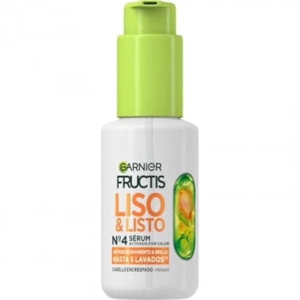 Sérum activado por calor Liso & Listo Nº4 para cabello encrespado Garnier Fructis 50 ml. - 0.05 l - Imagen del producto en Findit