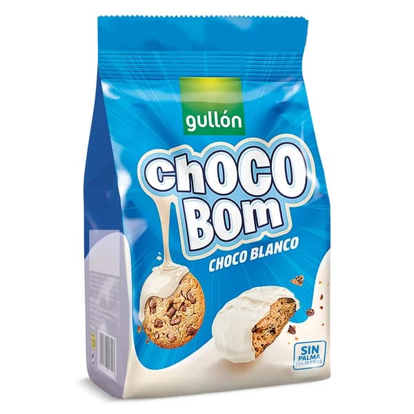 Galletas chocobom chocolate blanco bolsa 100 g - 0.1 kg - Imagen del producto en Findit