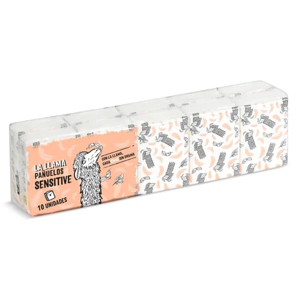 Pañuelos pocket sensitive La Llama Dia paquete 10 unidades - 9.72 ud - Imagen del producto en Findit