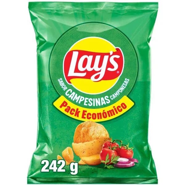 Patatas Campesinas LAYS, bolsa 242 g - 0.24 kg - Imagen del producto en Findit