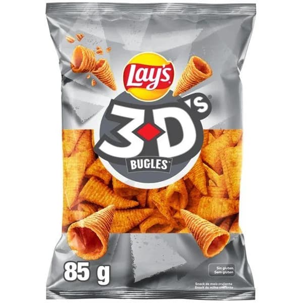 Conos LAY`S 3D's, bolsa 85 g - 0.09 kg - Imagen del producto en Findit