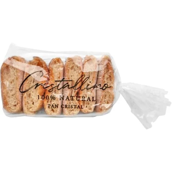 Pan cristallino precortado EROSKI, paquete 300 g - 0.3 kg - Imagen del producto en Findit