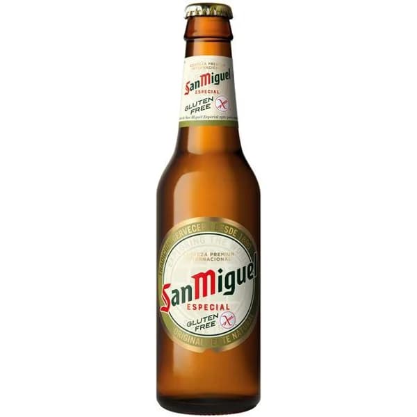 Cerveza sin gluten SAN MIGUEL, botellín 33 cl - 0.33 l - Imagen del producto en Findit
