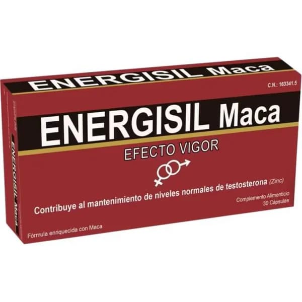 Complemento alimenticio efecto vigor ENERGISIL MACA, caja 30 uds - 30 ud - Imagen del producto en Findit