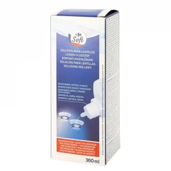 Solución para lentillas Soft Carrefour 360 ml. - 0.36 l - Imagen del producto en Findit