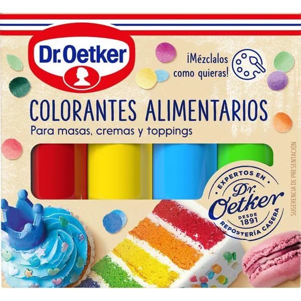 Colorante alimentario DR. OETKER, paquete 40 g - 0.04 kg - Imagen del producto en Findit