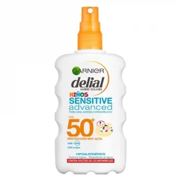 Spray solar para niños sensitive advanced FPS 50+ Delial 200 ml. - 0.2 l - Imagen del producto en Findit