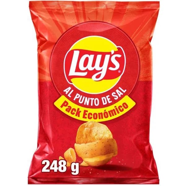 Patatas sal super ahorro LAYS, bolsa 248 g - 0.25 kg - Imagen del producto en Findit