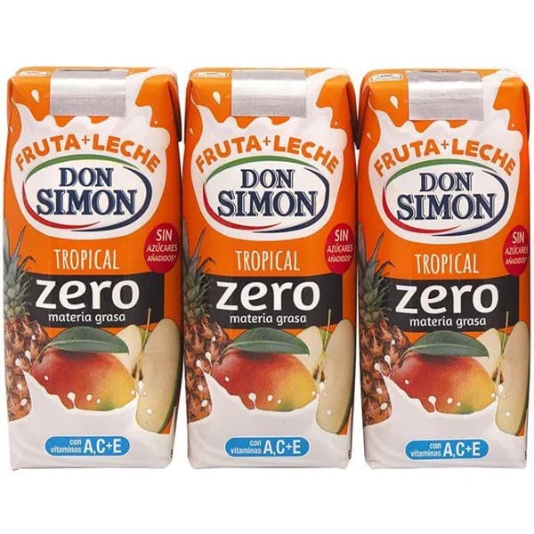 Lactozumo funciona sabor Tropical DON SIMON, pack 3x330 ml - 0.99 l - Imagen del producto en Findit