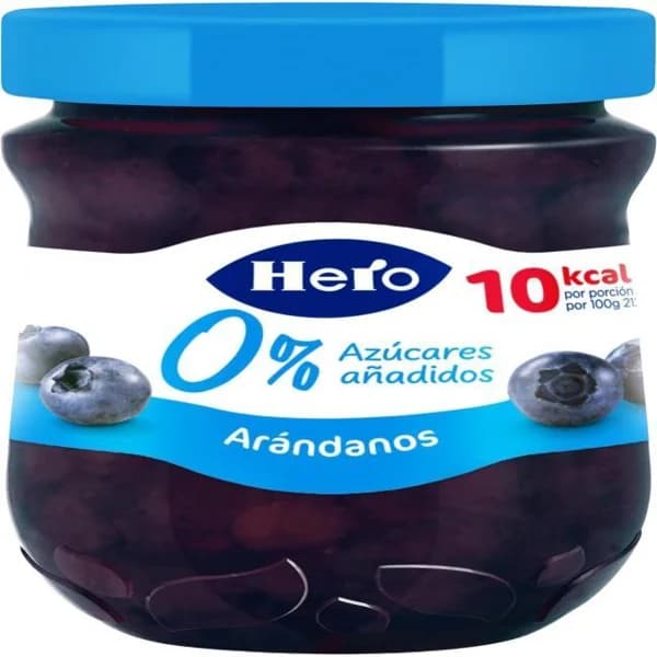 Confitura de arándanos HERO DIET, frasco 280 g - 0.28 kg - Imagen del producto en Findit