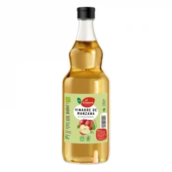Vinagre de manzana ecológico El granero integral sin gluten 750 ml. - 0.75 l - Imagen del producto en Findit