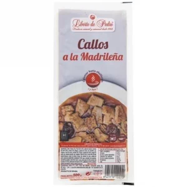 Callos a la Madrileña Liberto de Pedro 500 g - 0.5 kg - Imagen del producto en Findit